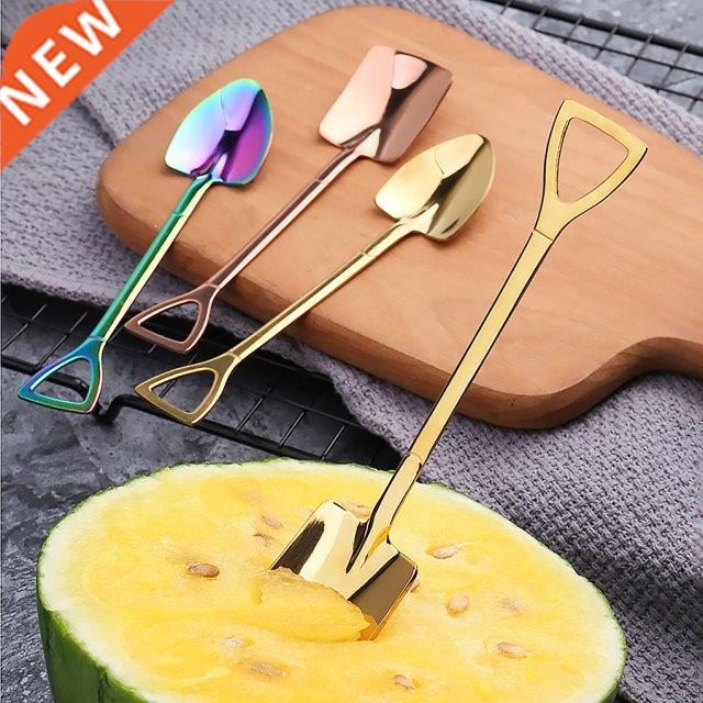 Spoon Rust-proof Reusable Ice Cream coffee Scoop Dessert Spo