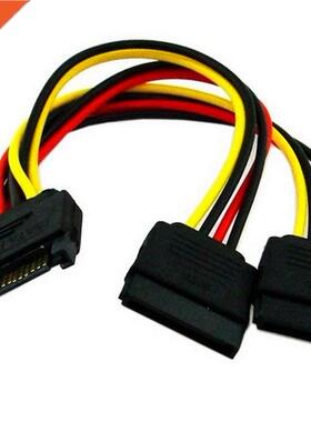 SATA 15Pin Male to 2 SATA 15Pin Female Power Cable HDD Split