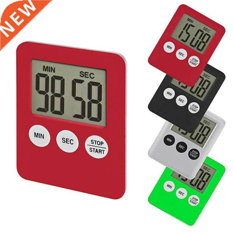 New 1Pc 7 Colors Super Thin LCD Digital Screen Kitchen Timer