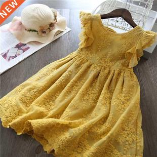 Summer Lace Children Clothing Princess Kids Dresses For Girl