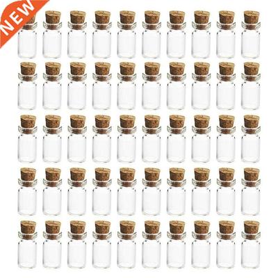 *50Pcs 12*24MM 1.5ML Mini Glass Bottles Empty mini glass jar