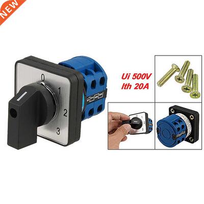 Single Off 4 Postions Changeover Control Rotary Cam Switch 2