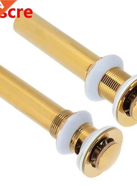 Plug Bathroom Brass Basin Sink Up Drain Filter without Overf