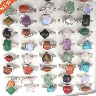 Natural Stone Ring Mix Fashion Lot Women XiaoYaoTYM Rings