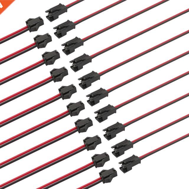 50/100Pairs JST SM 2 Pin Male to Female Plug Socket Wire Con