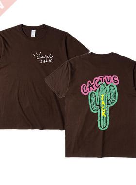 Travis Scott cactus jack luxury Men Cotton T Shirt Hip Hop M