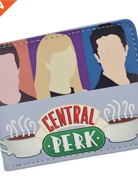 American TV Show Friends Wallet Central Perk Coffee Time Wal