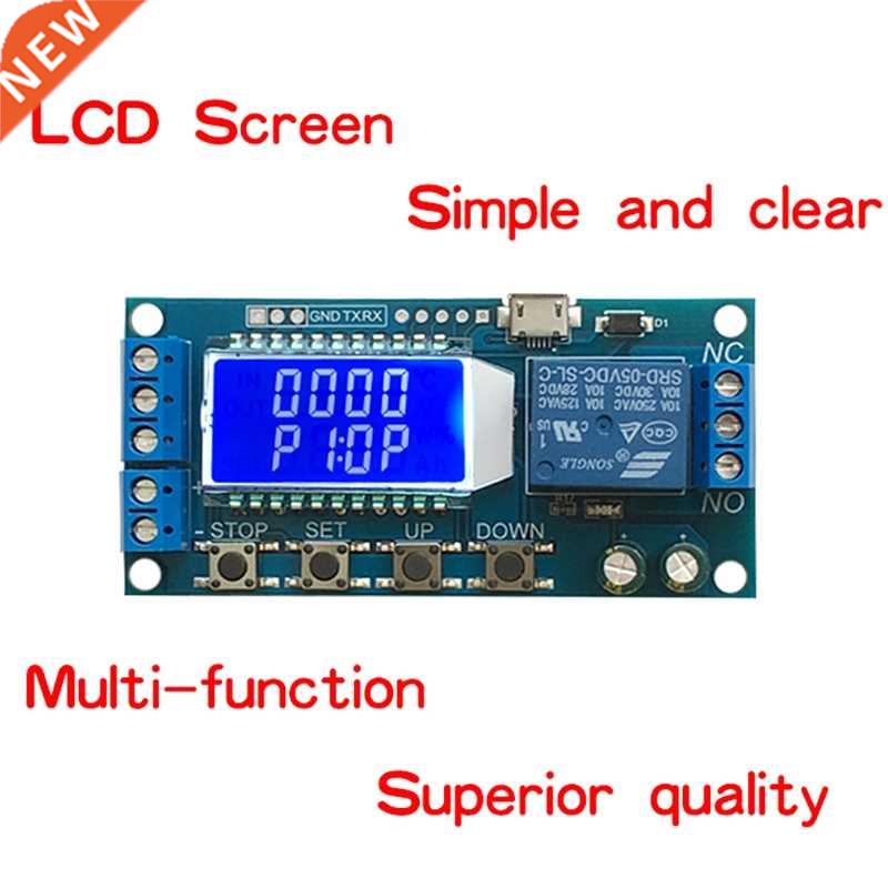 DC 6-30V Support Micro USB 5V LCD Display Automation Cycle D
