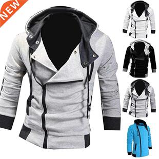 Sweatshirt Jackets Autumn Mens Fleece Size Casual Coat Plus