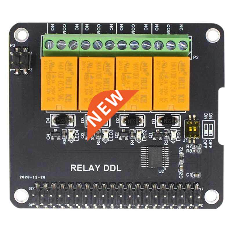 For Raspberry Pi Expansion Board 4 Channel Relay DDL Module