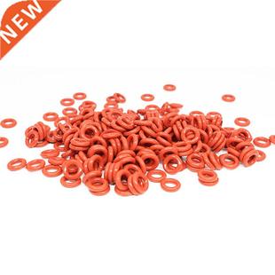 Silicon lot Silicone 2mm Thickness 10PC VMQ Ring Red ring