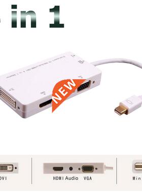 4 in 1 Mini DP Thunderbolt Displayport to HDMI VGA DVI AUDI