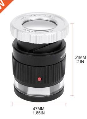 30 Magnification Cylindrical Scale Optical Glass Lens Focusi