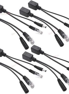 Splitter Kit 12V 24V 36V + 8pcs(4pairs) POE Adapter cable