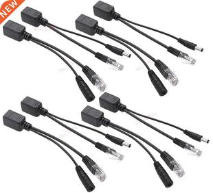 24V 36V Adapter Kit cable POE 12V 4pairs Splitter 8pcs