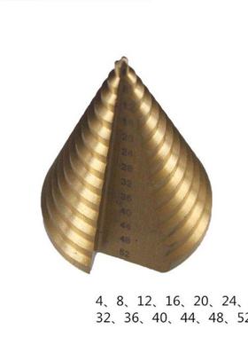 4-52mm Metrc HSS Ttanum Surface Step Drll Bt Set for Wo