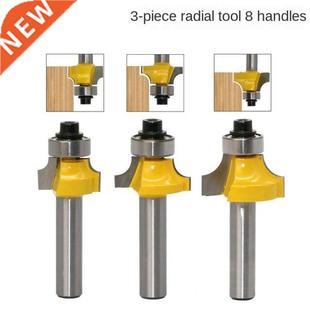Bits Shank Woodworking wood for Router Over Round 8mm 3PC