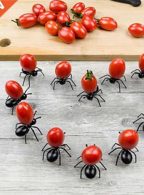 12 PCS Ants Food Fruit Picks decoration Ant Shape ks Snack C