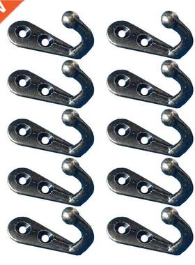 10pcs Vintage Antique Zinc Alloy Door Bedroom Hooks Hanger H