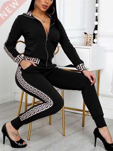 Elegant Two Female Tracksuits Sets Women Suit 2021 Pieces
