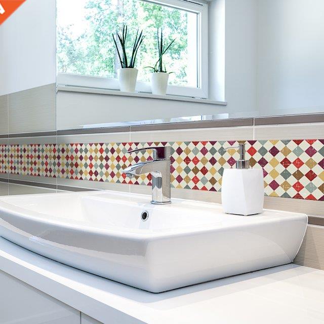 Self Adhesive Wallpaper Borders,Waterproof Kitchen Bathroom