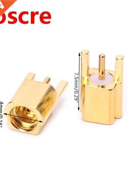 MMCX Female Jack Connector PCB Mount With Solder Straight Go