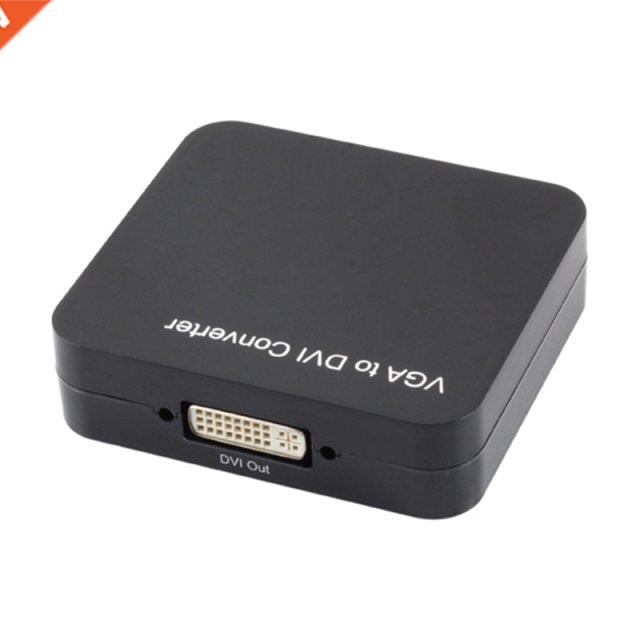 Active VGA to DVI converter box Analog VGA in to DVI out for