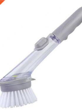 Double Use Kitchen Cleaning Brush Scrubber Dish Bowl Washing