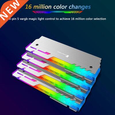 NC-3 2x Gorgeous RAM Cooling Heatsink 3 Pin 5V Aluminum Heat