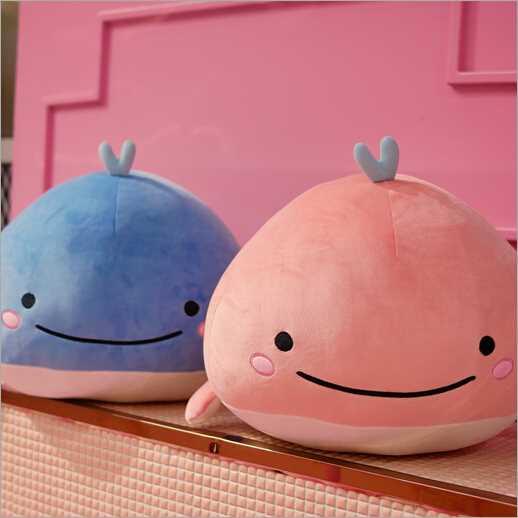 15CM Cute Down cotton whle plush toy super soft dolphin pil