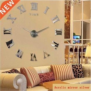 Roman Fas Wall Home Decor Diy Clock Mirror 2021 Large New
