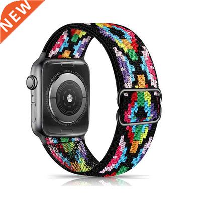 Strap For Apple Watch Band 44mm 38mm 42mm 40mm Nylon Loop Fo