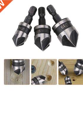 3pcs/set 90 Degree 1/4 Hex Drill Rod 5 Flute 12mm 16mm 19mm