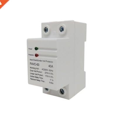 40A 230V Din Rail Automatic Recovery Reconnect Over Voltage