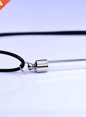 Wishing Bottle 1ml Small Glass Jars Vial Oil Necklace Straig