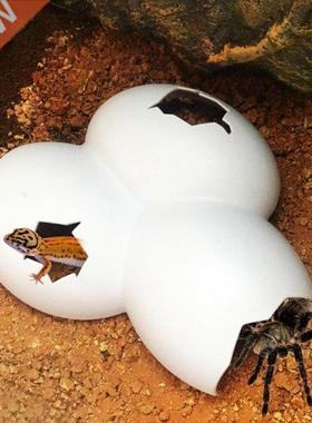 Reptile Hiding Cave Animal Pet Case Shell For Turtle Lizard