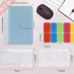 A6 Zipper Bag Loose-leaf Macaron Notebook Leather Creative B