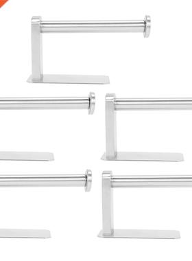 5X Self Adhesive Toilet Paper Holder SUS Stainless Steel No