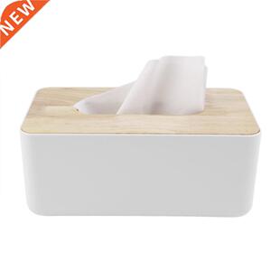 Tissue Box Solid Rectangle Napkin Plastic Wood Cas Wooden