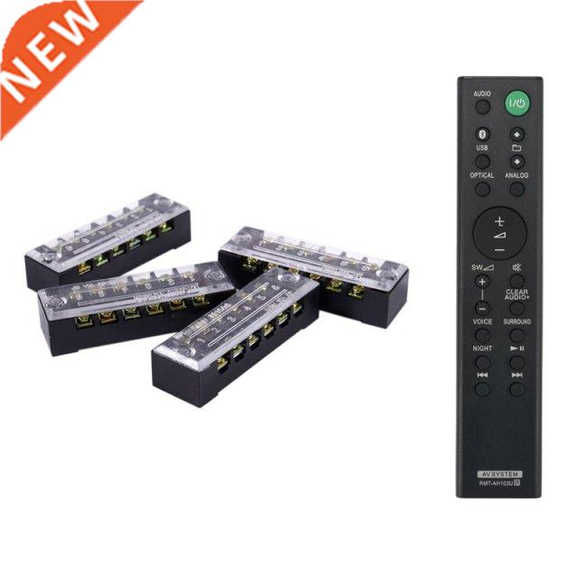 4 Pcs 15A Dual Row 6P Screw Connector Electric Barrier Termi