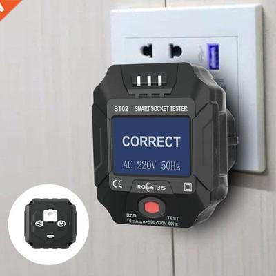 Hot 110V-250V Smart Socket Tester, Digital Voltage and Frequ
