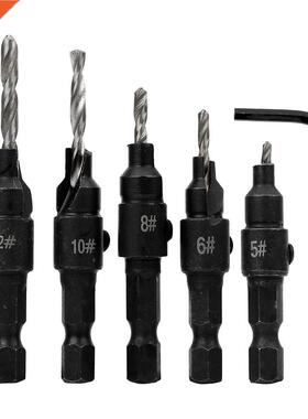 1/4 vis hexagonale ouvre-trou pour le travail du bois 5 pi&e