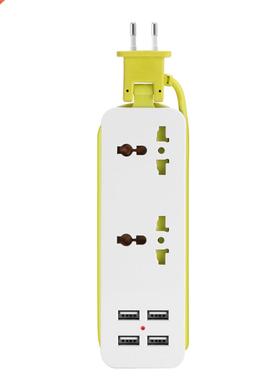 Extension Electrical Socket Ports USB Travel Household Power