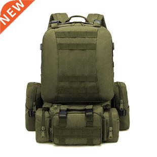50L Tactical Backpack,Men's Military Backpack,4 in 1Molle Sp