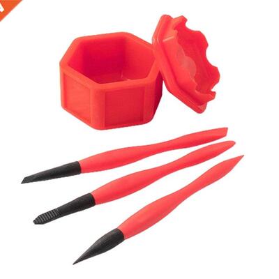 Upgraded Glue Brush Holder Fine Tip Chiseled Tip & Flat