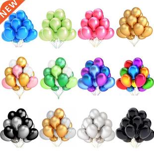 inch Balloons Birthday Latex 30pcs Pearl Glossy