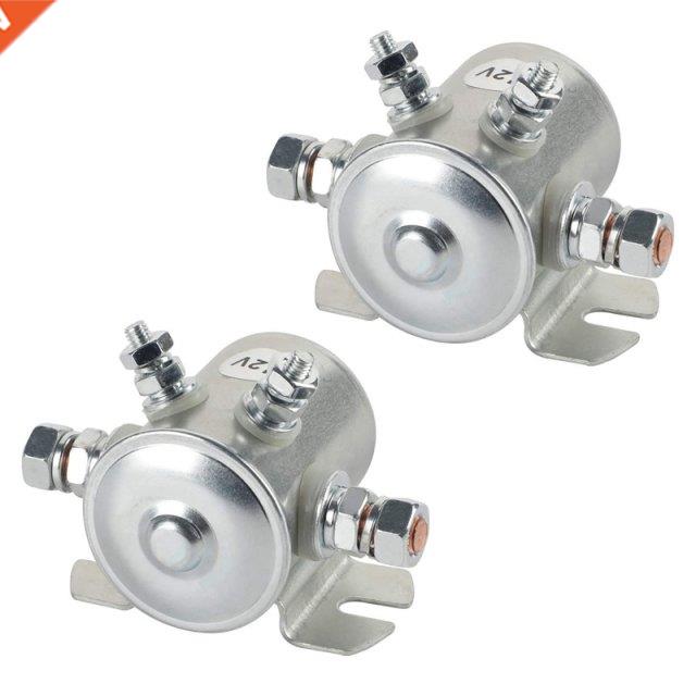 2X Max 300A Contnuous Duty Solenod Relay 12V DC Starter So