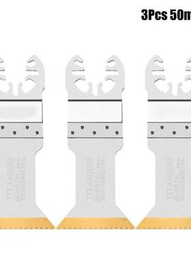 3/6pcs Titanium Coated Bi-Metal Oscillating Multitool Multi-