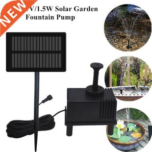 1.5W 7V Solar Garden Fountain Pump Solar Fountains Waterfall