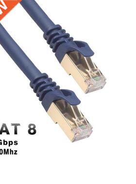 Cat8 Ethernet Cable RJ45 Network Cable SFTP 40Gbps High Spee